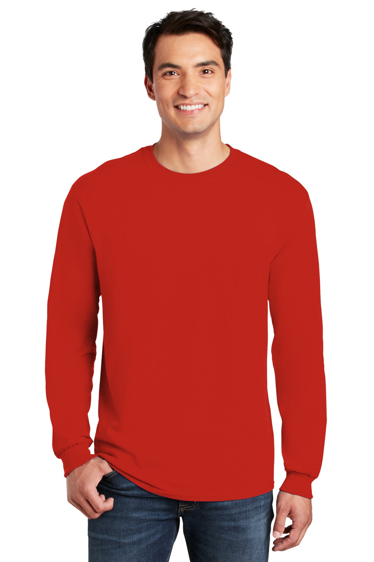 Adult Gildan Heavy Cotton Long Sleeve Tee