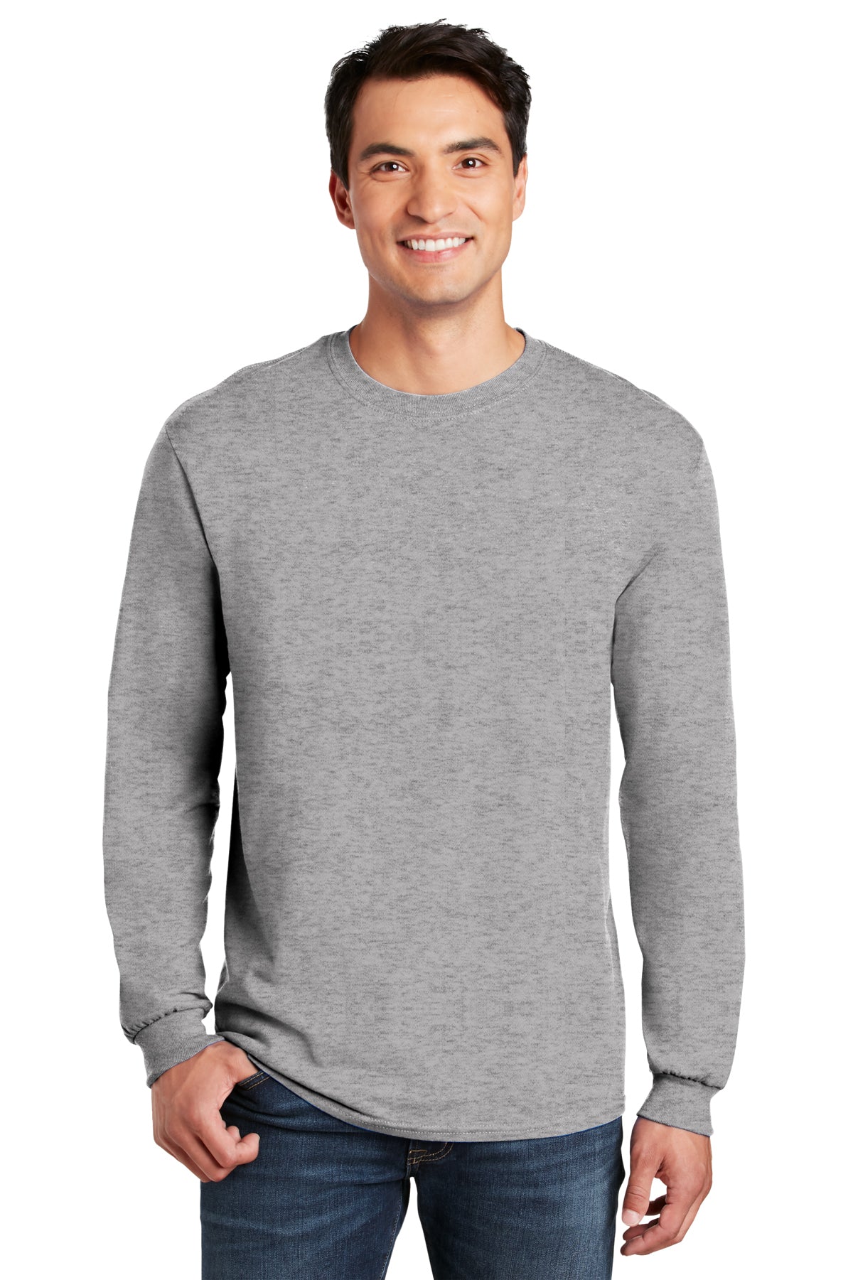 Adult Gildan Heavy Cotton Long Sleeve Tee