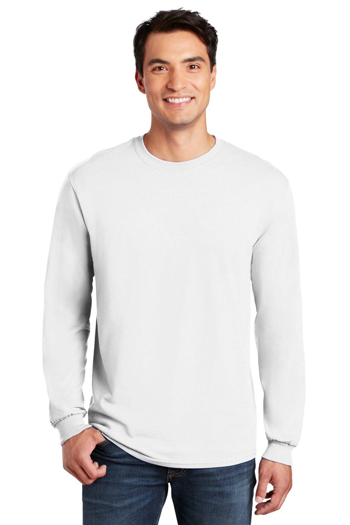 Adult Gildan Heavy Cotton Long Sleeve Tee
