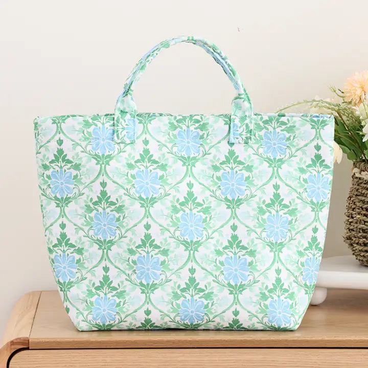 Canvas Floral Tote