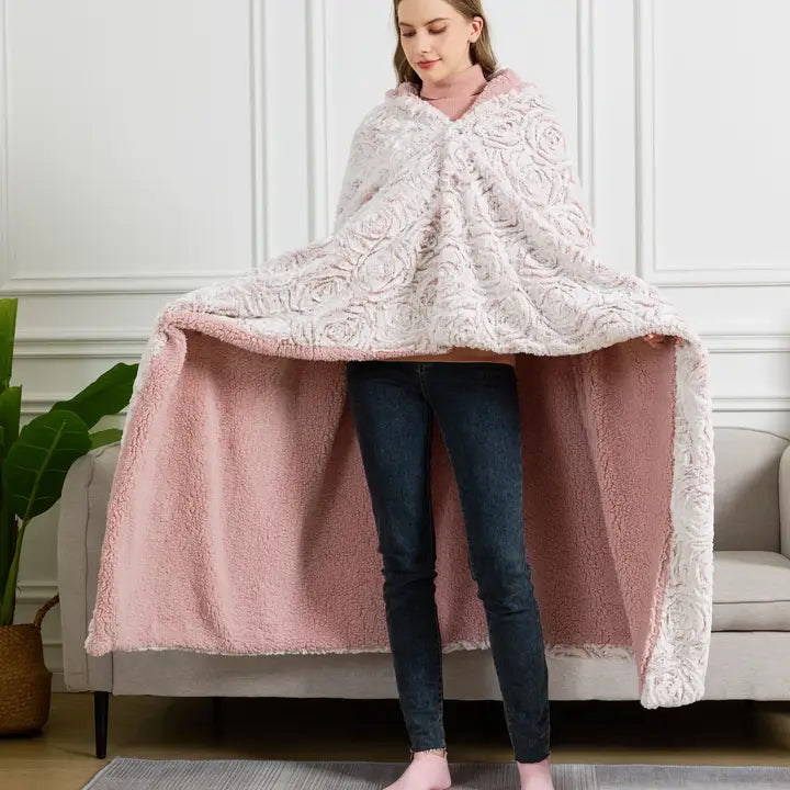 Wearable Hooded Throw