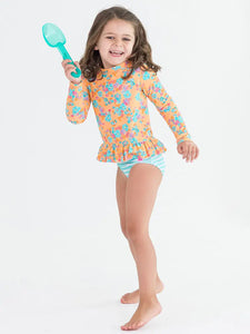Vibrant Valley 2 pc. Rash Guard