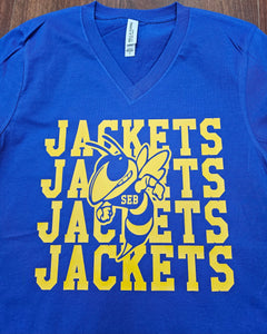 School Spirit Tee Bella V-Neck