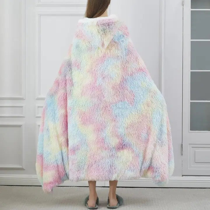 Wearable Hooded Throw