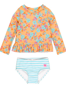 Vibrant Valley 2 pc. Rash Guard