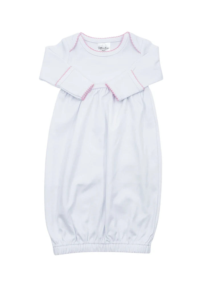 Picot Trim Gown Includes Monogram