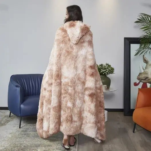 Wearable Hooded Throw