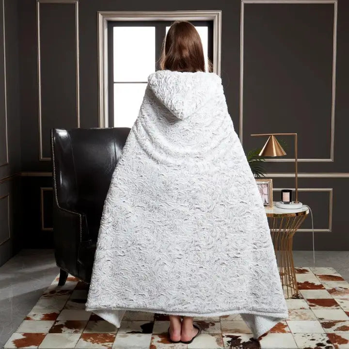 Wearable Hooded Throw