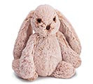 PLUSH BUNNY RABBIT WITH SOFT BEIGE FUR  (Includes Monogram)