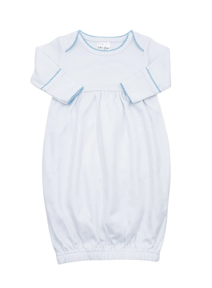 Picot Trim Gown Includes Monogram