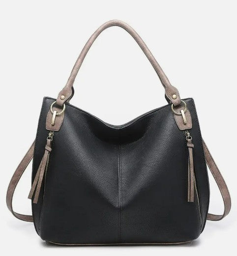 Connar Distressed Side Pocket Tote