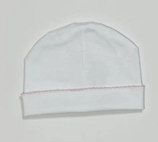 Picot Trim  Hat Includes Monogram