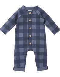 Blue Check One Piece