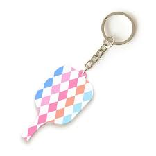 Pickleball Paddle Keychains