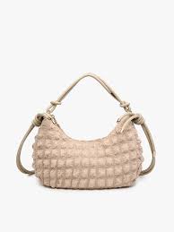 Nelly Quilted Puffy Shoulder Bag