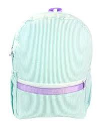 Seersucker Backpack Small