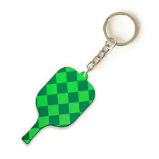 Pickleball Paddle Keychains