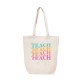 Teach Canvas Tote