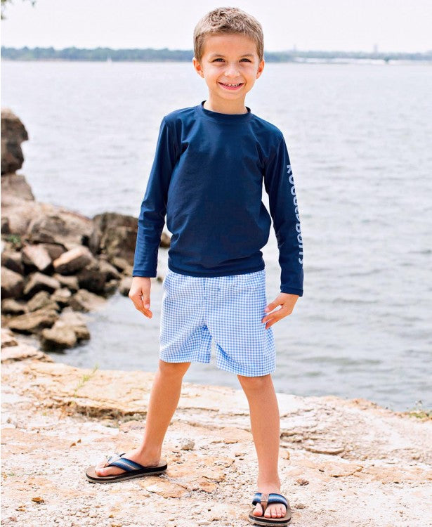 Navy Rash Guard – Sew Much Fun Embroidery