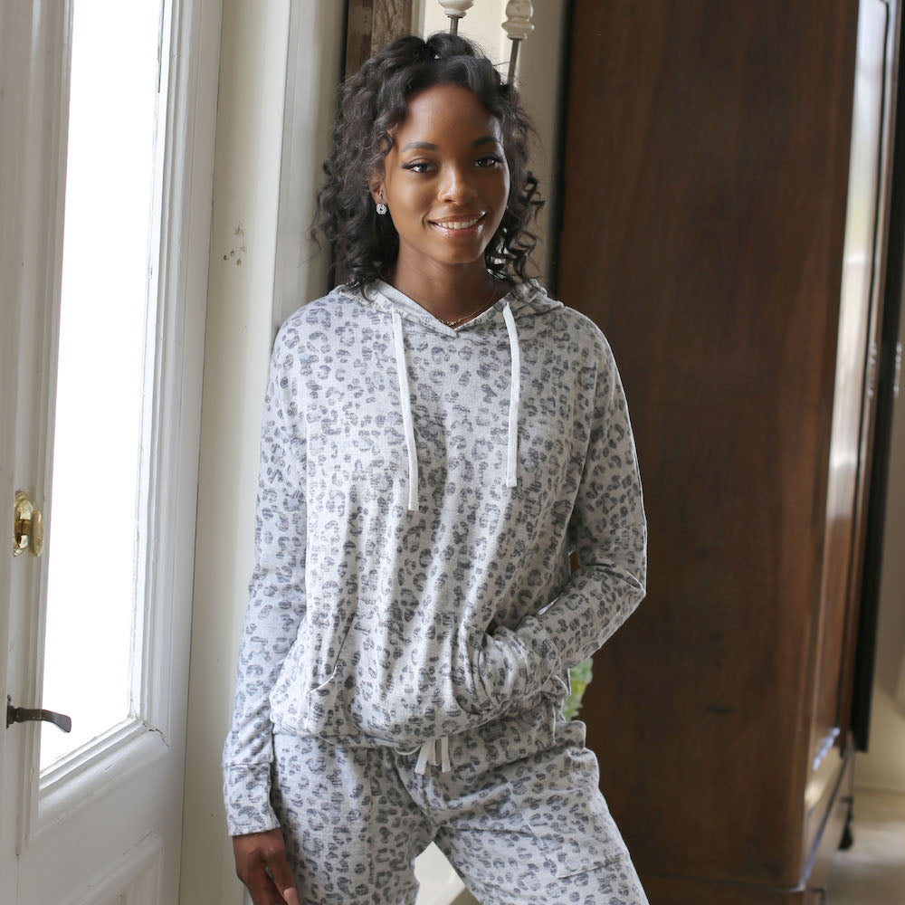 Leopard Brushed Lounge Wear