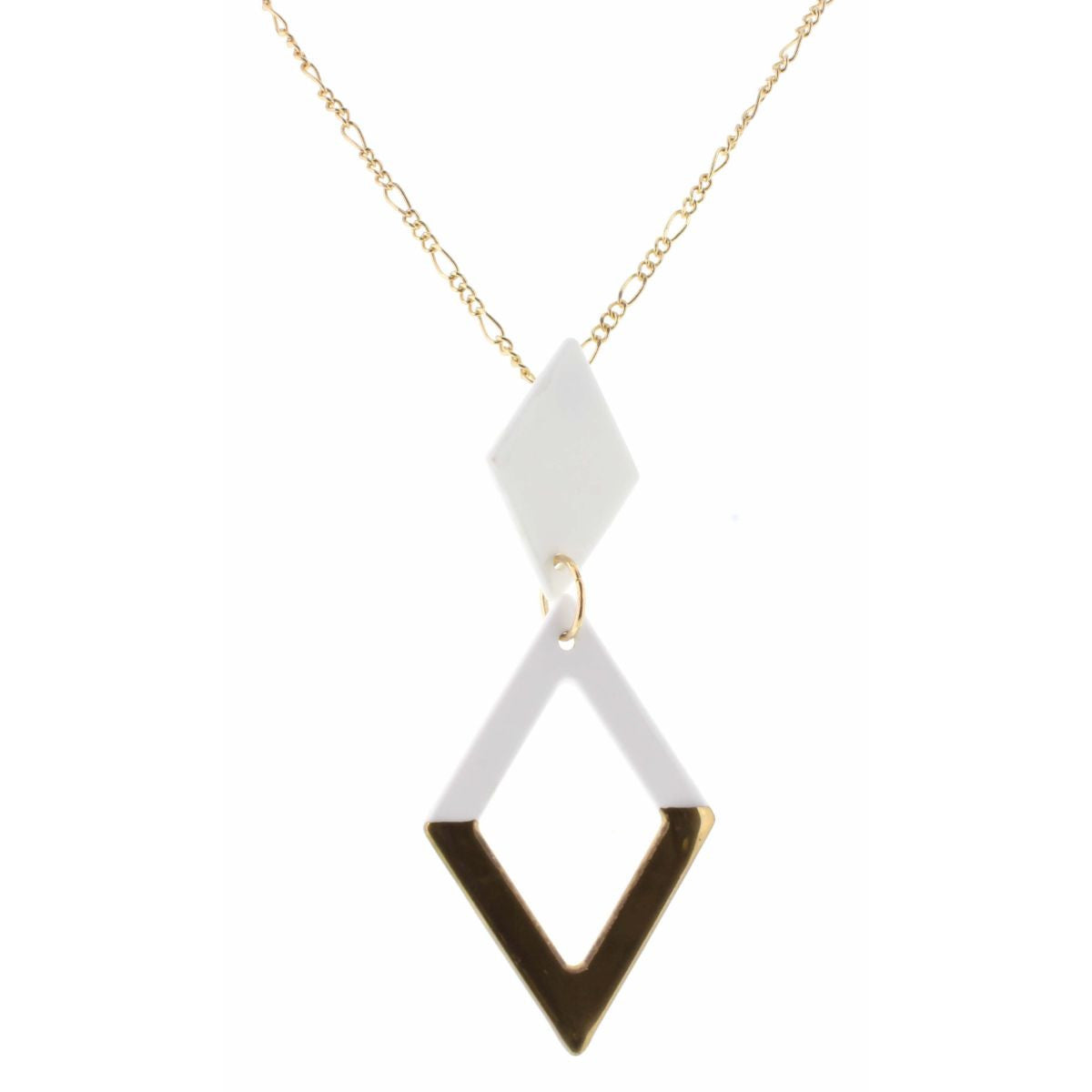 Ceramic Diamond Necklace