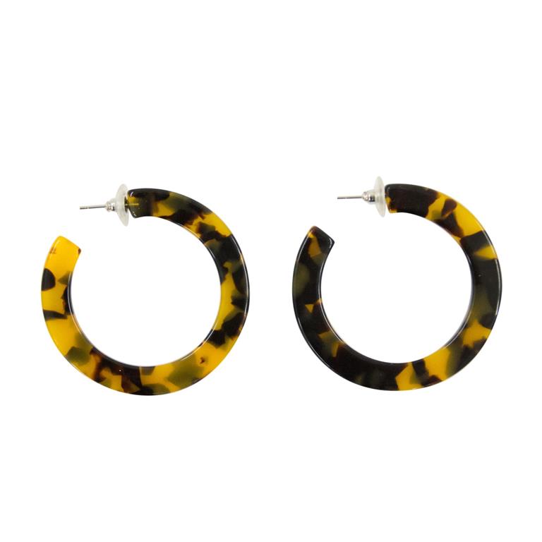 Chunky Tortoise Hoops