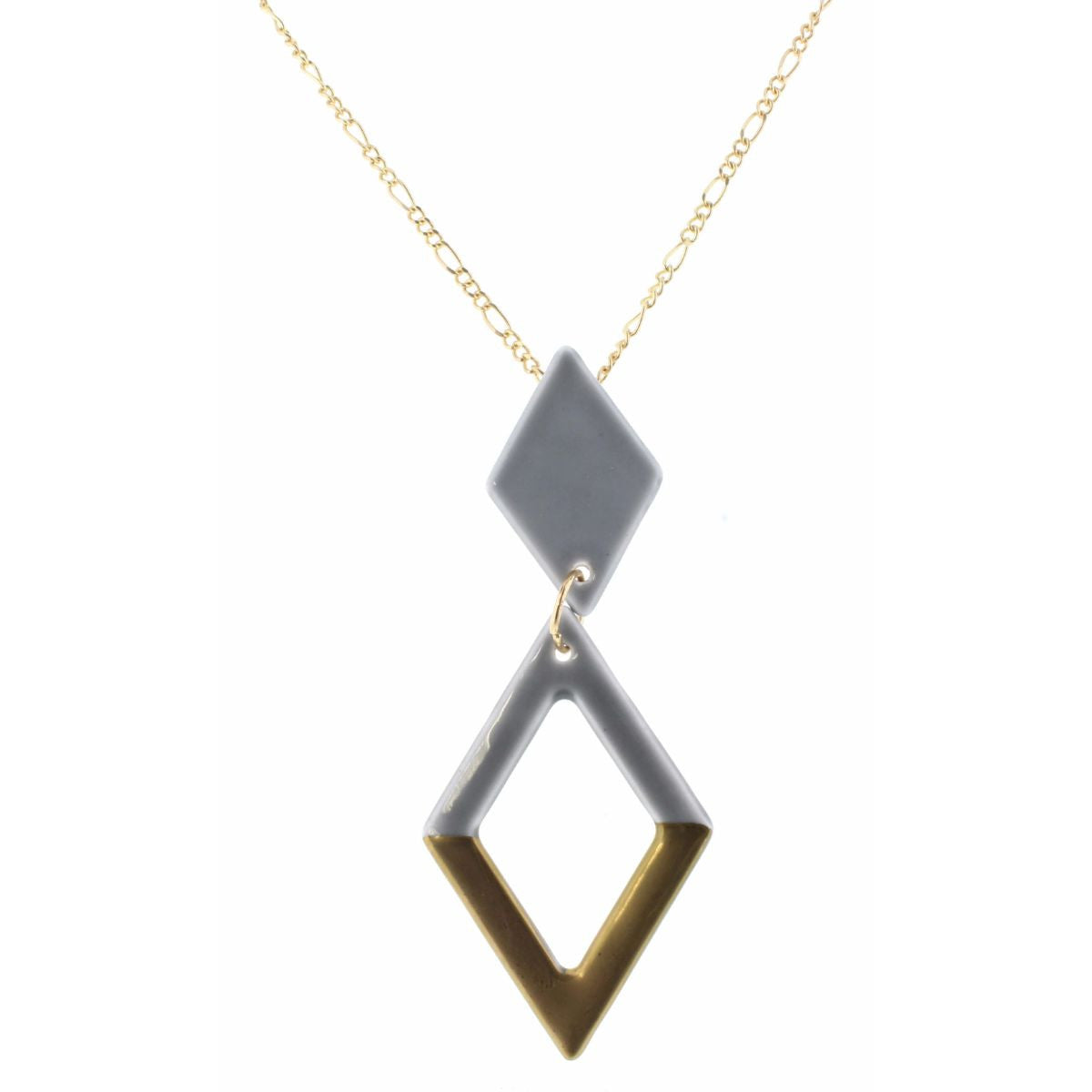 Ceramic Diamond Necklace