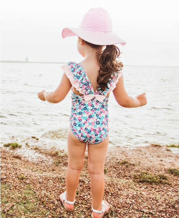 Water Lilies Ruffle One Piece