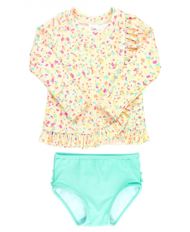 Confetti Rash Guard Bikini