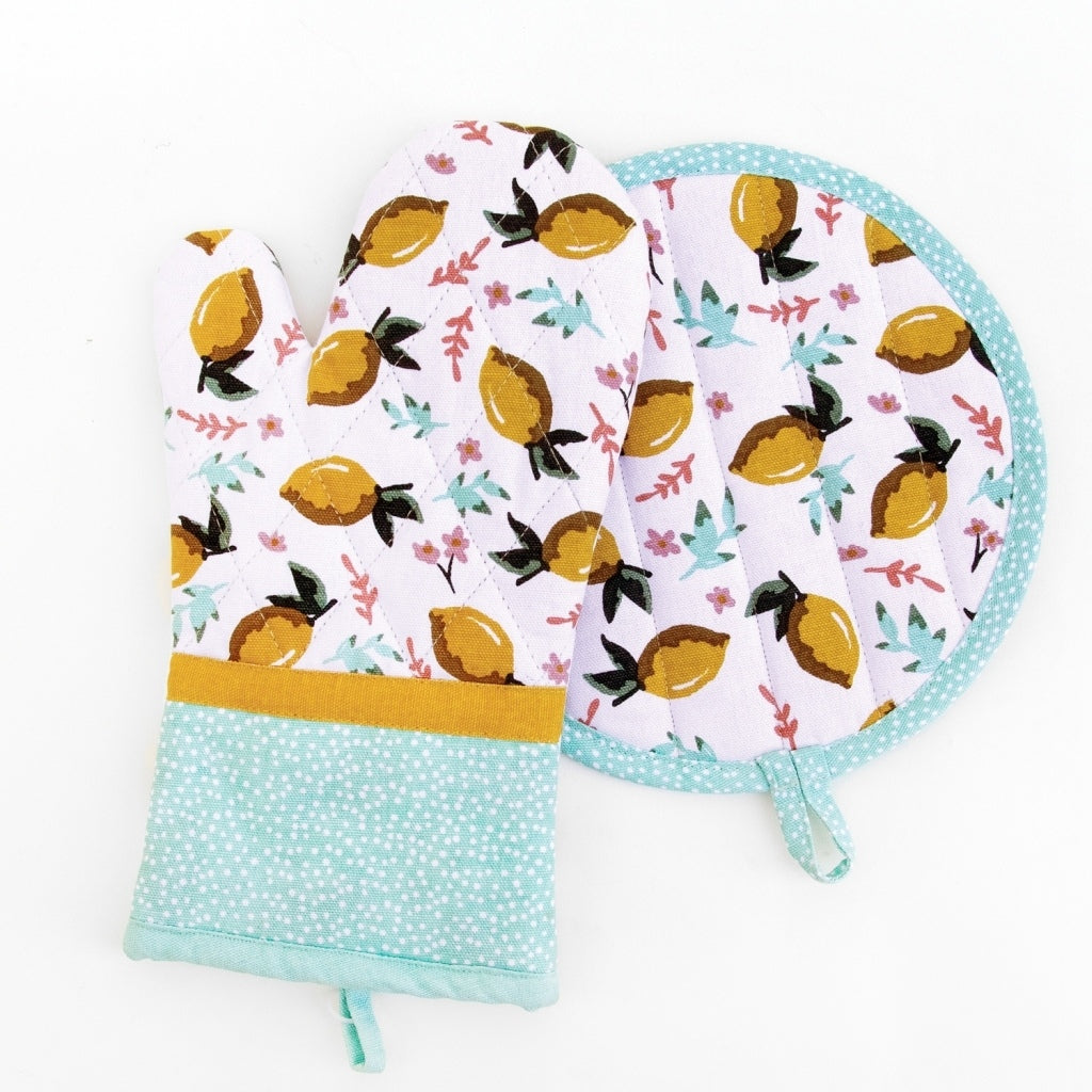 Lemon Love Potholder Set