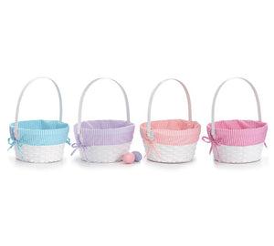 Bamboo Stripe Basket