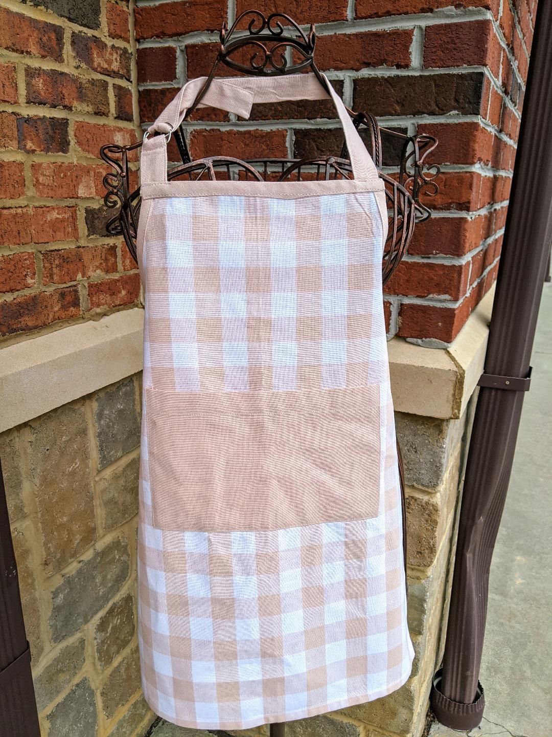 Kids Gingham Apron