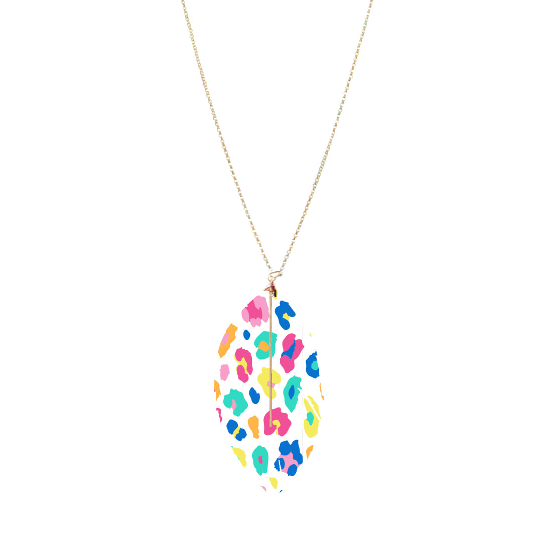 Fun Leopard Heather Necklace