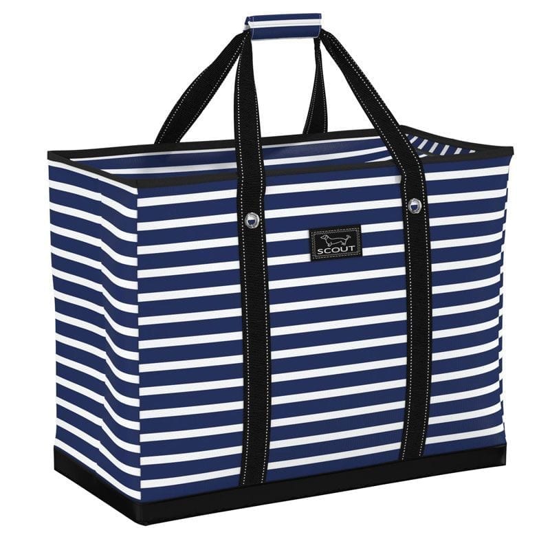 Borsa da Spiaggia Impermeabile a Righe con Zip | Shopper Mare Grande Borsa da Spiaggia Impermeabile a Righe con Zip | Shopper Mare Grande