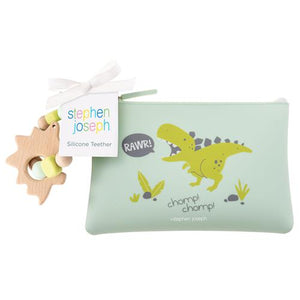 Silicone Teether w/ Pouch