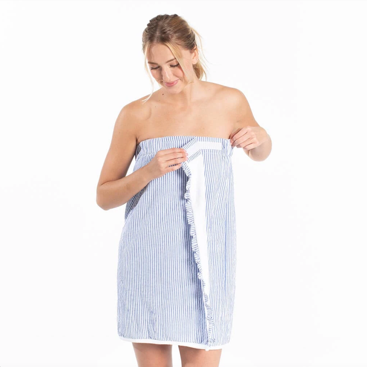 Seersucker Spa Wrap