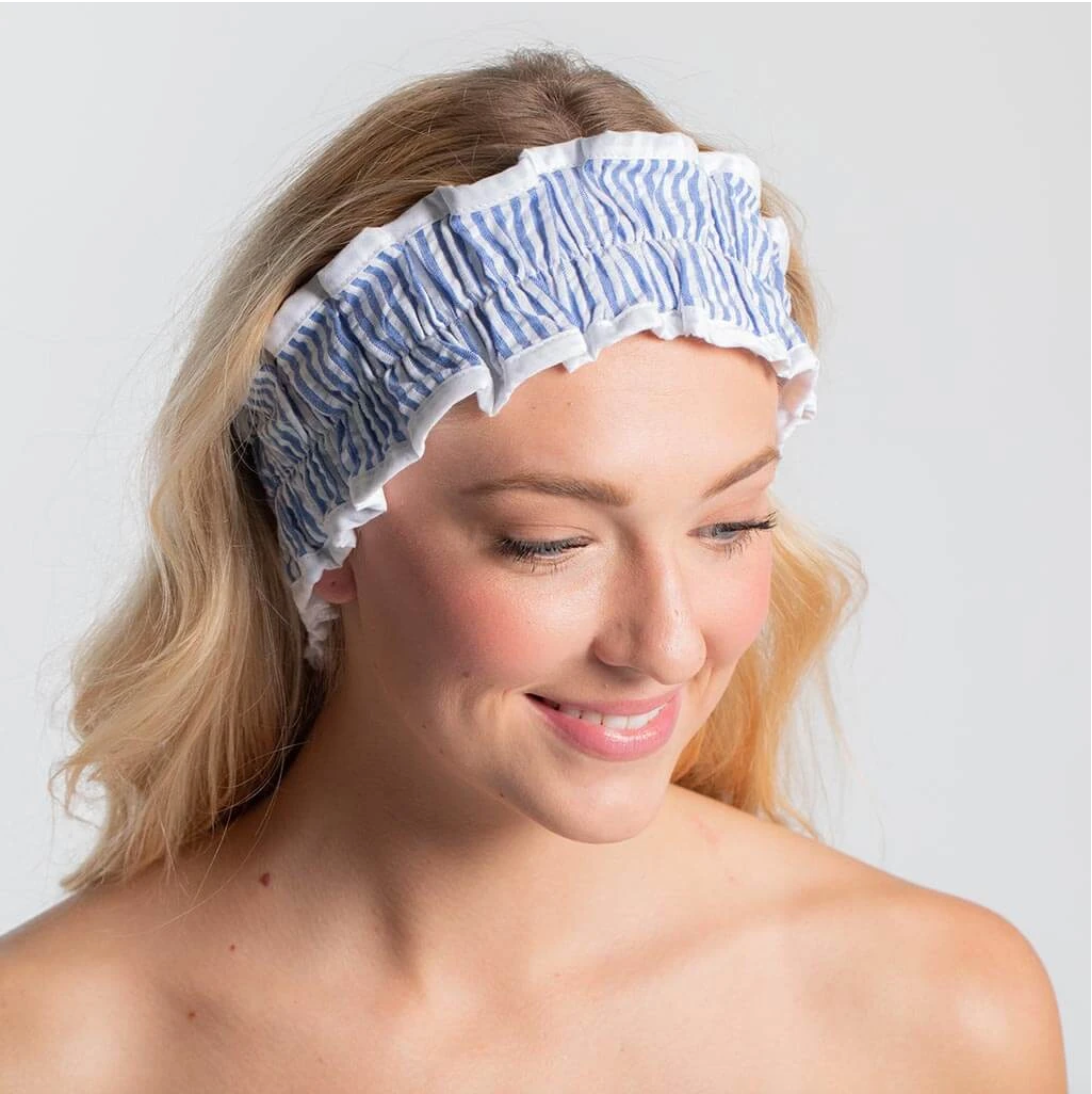 Seersucker Spa Headband