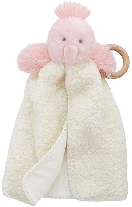 Pink Safari Baby Teething Woobie