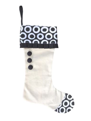 Donut Canvas Stocking