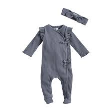 Ribbed Blue Sleeper Set