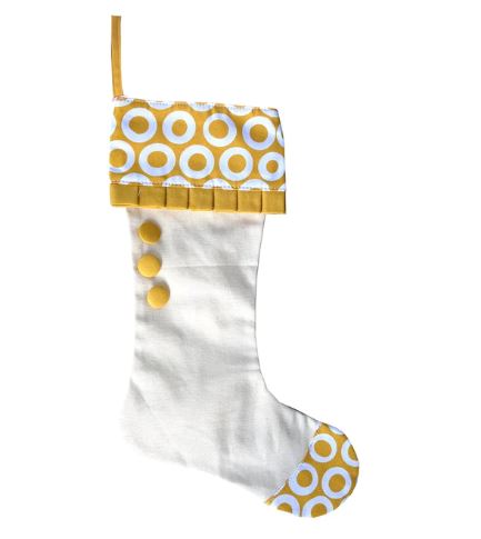 Donut Canvas Stocking