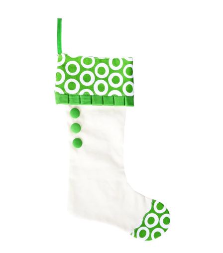 Donut Canvas Stocking