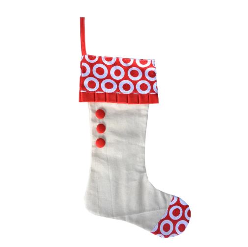 Donut Canvas Stocking