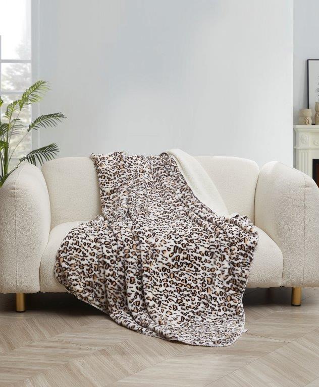 Safari Leopard Throw