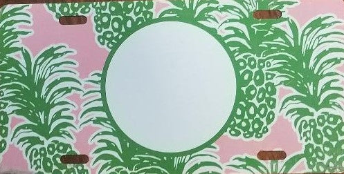 Pineapple License Plate